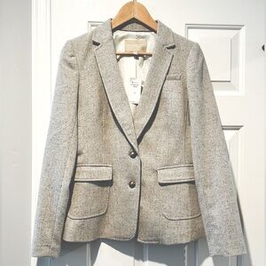 NWT Banana Republic Wool Tweed Blazer